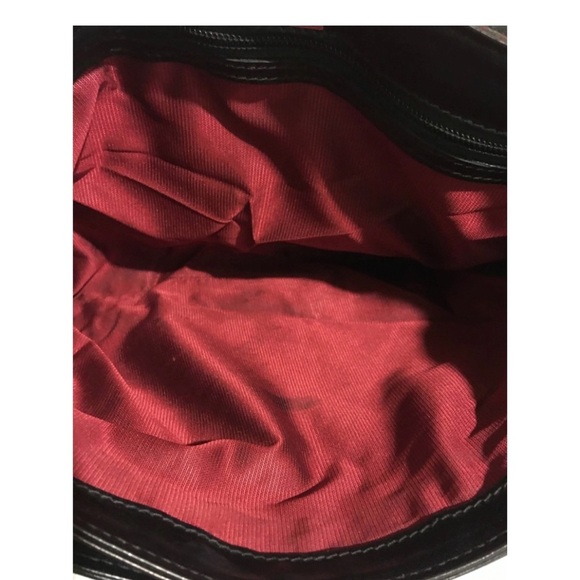 Cole haan unisex Brown distressed Leather Messenger Bag - Picture 5 of 10